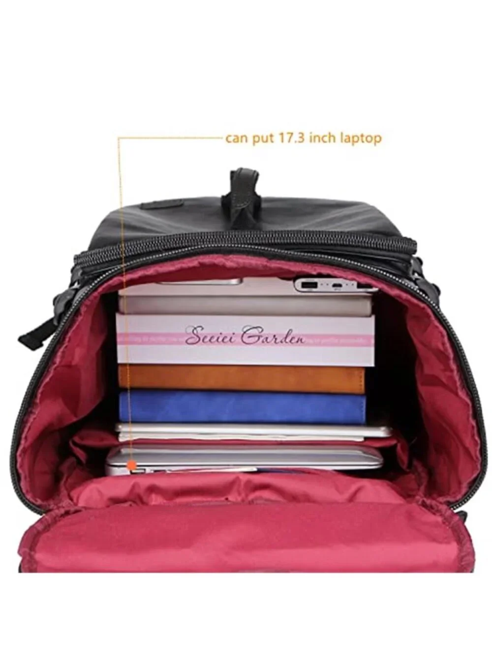 Men's Vegan Leather Weekender Travel Duffel Tote Bag Backpack Convertible